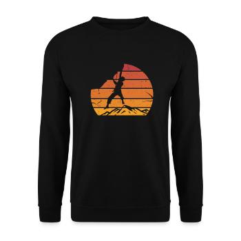 grimpeur - Sweat-shirt Unisexe - noir - Devant - Alina (178cm) & Michal (187cm)