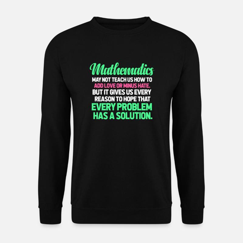 maths - Unisex Sweatshirt - black