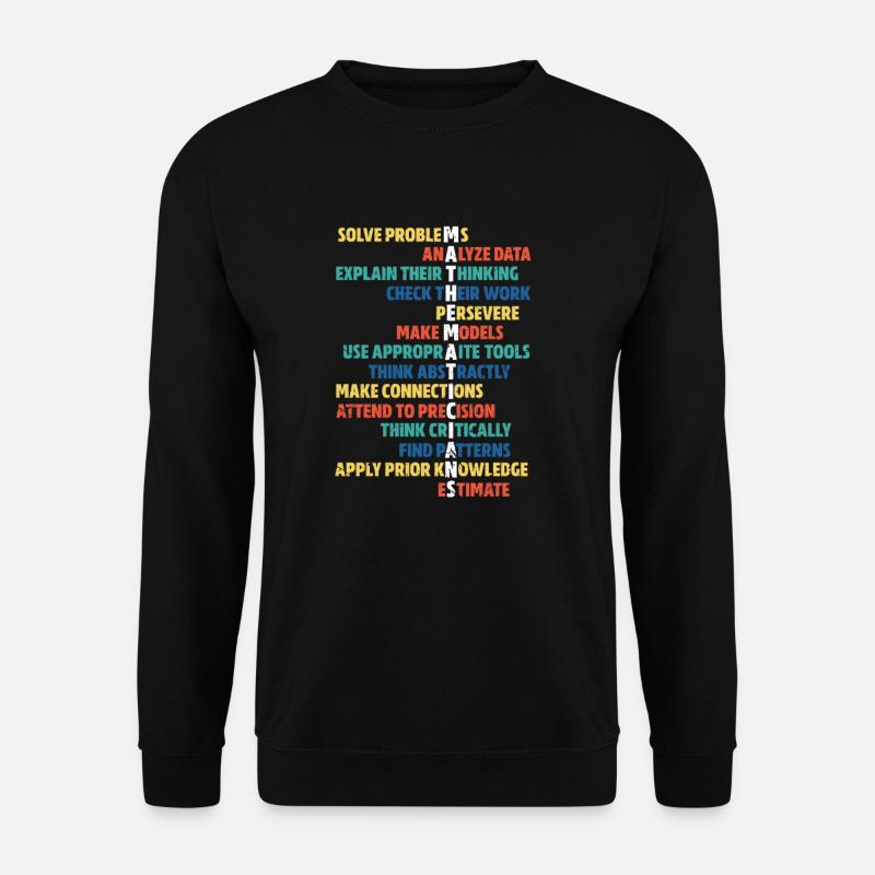 maths - Unisex Sweatshirt - black