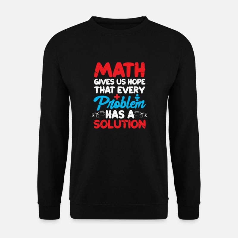 Mathe - Unisex Pullover - Schwarz