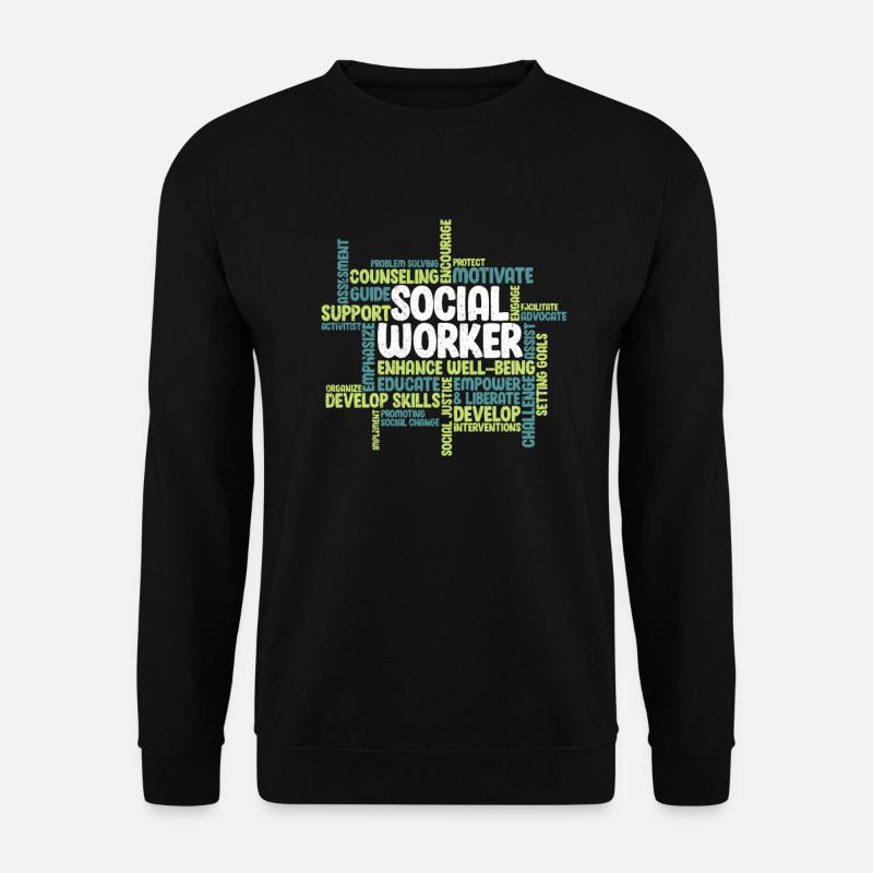Sozialarbeiter Sozialarbeiterin Sozialpädagoge - Unisex Pullover - Schwarz