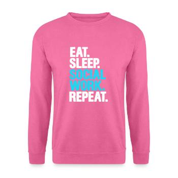 Sozialarbeiter - Unisex Pullover - Pink - Vorne