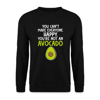 Avocado - Unisex Pullover - Schwarz - Vorne - Alina (178cm) & Michal (187cm)