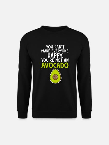 Avocado - Unisex Pullover - Schwarz
