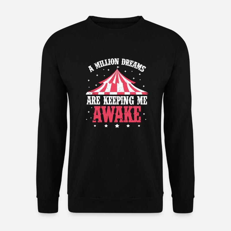 Zirkus Ringmeister Zirkuszelt Manege Geschenk - Unisex Pullover - Schwarz