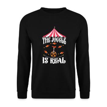 Circus - Unisex Sweatshirt - black - Front - Alina (178cm) & Michal (187cm)