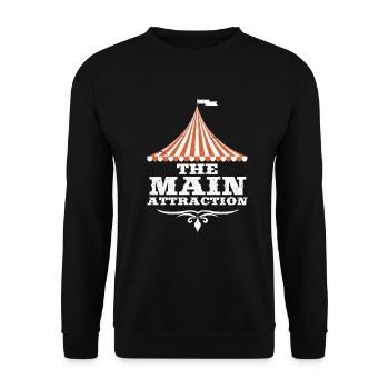 Circus - Unisex Sweatshirt - black - Front - Alina (178cm) & Michal (187cm)