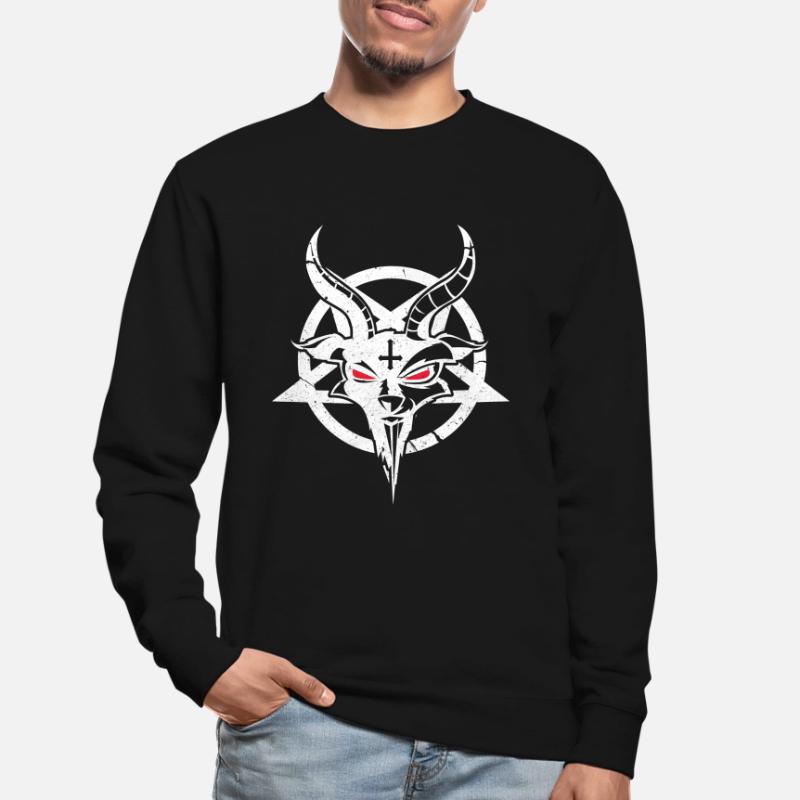 Satanisme Satan Cross Lucifer Devil Gift Sweat-shirt Unisexe