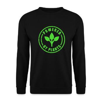 Vegan - Unisex Pullover - Schwarz - Vorne - Alina (178cm) & Michal (187cm)