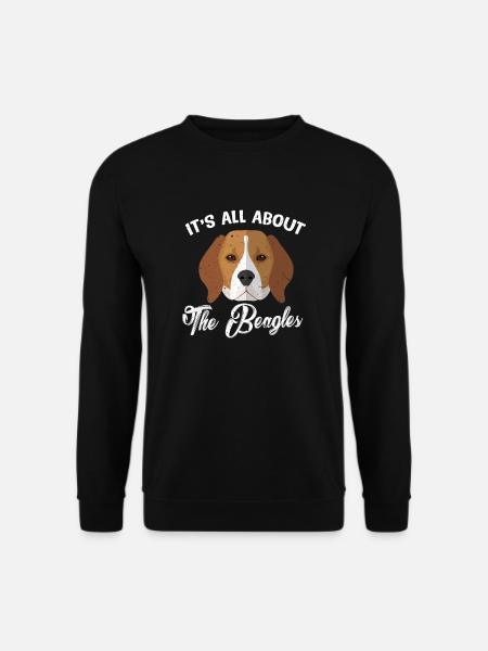 Beagle Beagles cadeau cadeau pour chien - Sweat-shirt Unisexe - noir