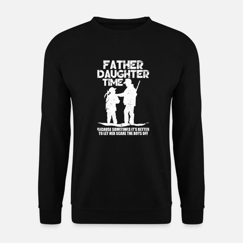 Hunting father daughter - Unisex Sweatshirt - black