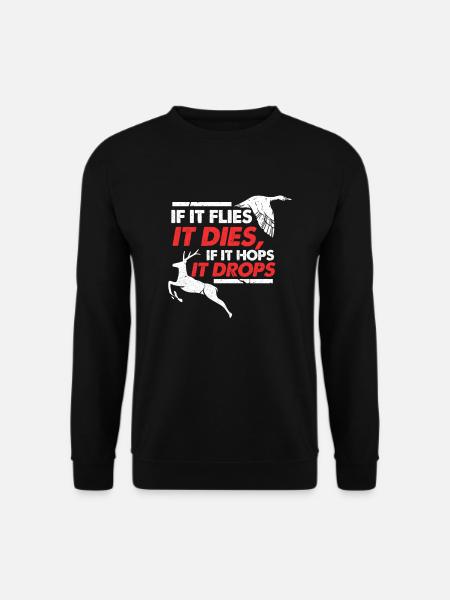 chasse - Sweat-shirt Unisexe - noir