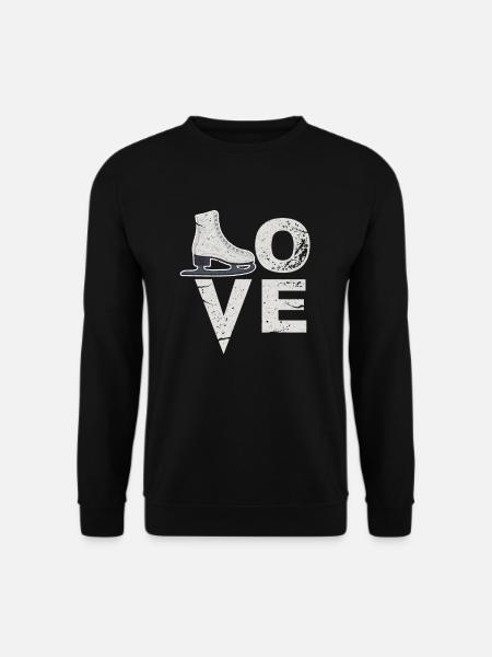 Eiskunstlauf - Unisex Pullover - Schwarz