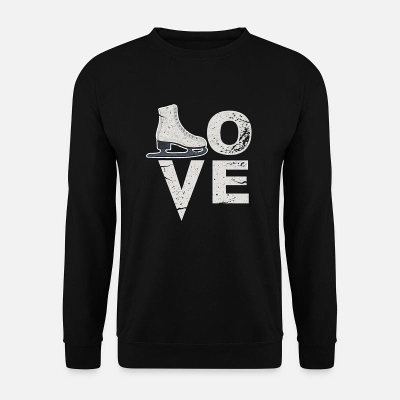 Eiskunstlauf - Unisex Pullover - Schwarz