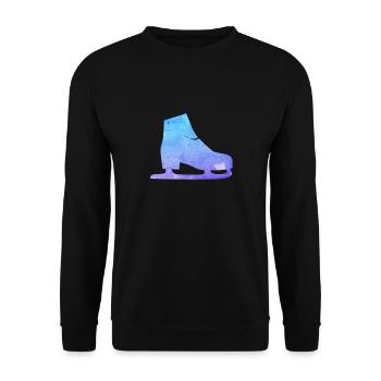 figure skating - Unisex Sweatshirt - black - Front - Alina (178cm) & Michal (187cm)