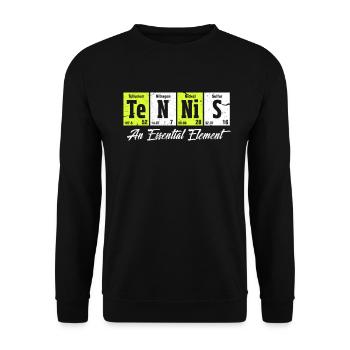 Tennis - Sweat-shirt Unisexe - noir - Devant - Alina (178cm) & Michal (187cm)
