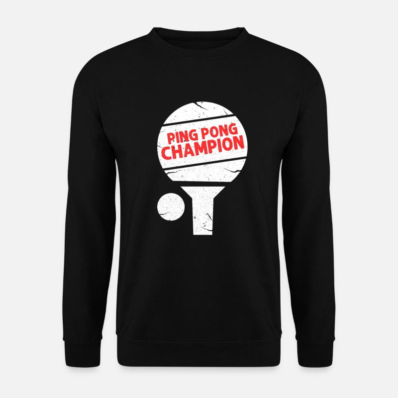 Pingpong - Unisex Pullover - Schwarz