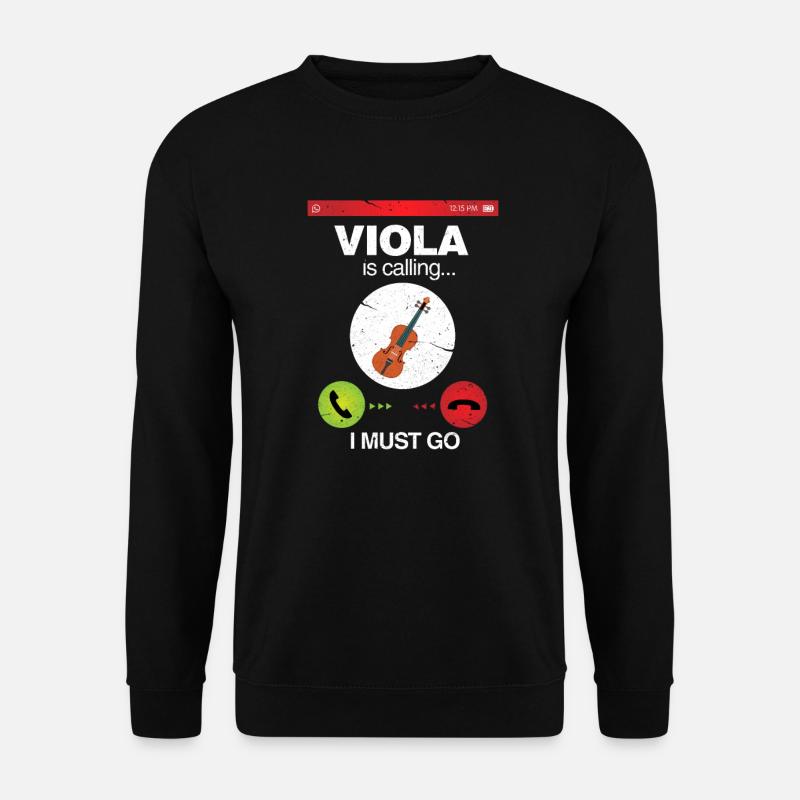 Viola - Unisex Sweatshirt - black