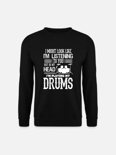 Drums - Unisex Sweatshirt - black