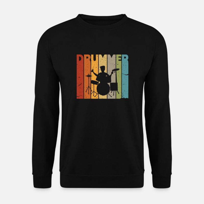 Drummer - Unisex Pullover - Schwarz