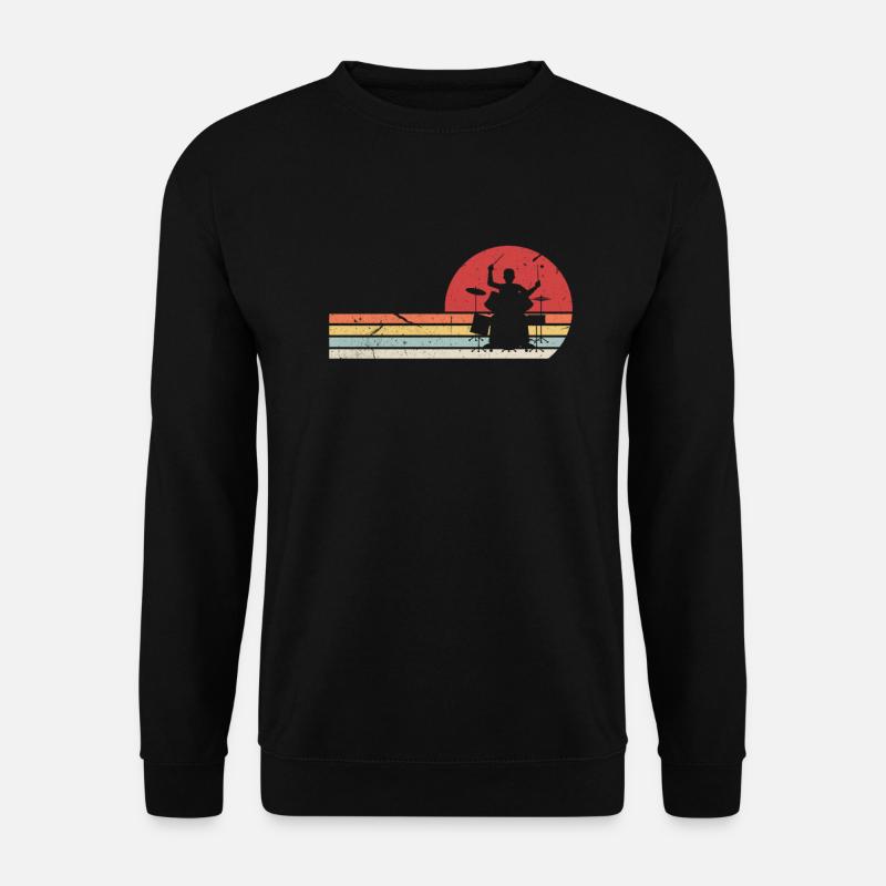 Cadeau de batteur de batteur batteur - Sweat-shirt Unisexe - noir