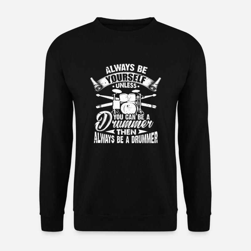 Drummer - Unisex Pullover - Schwarz