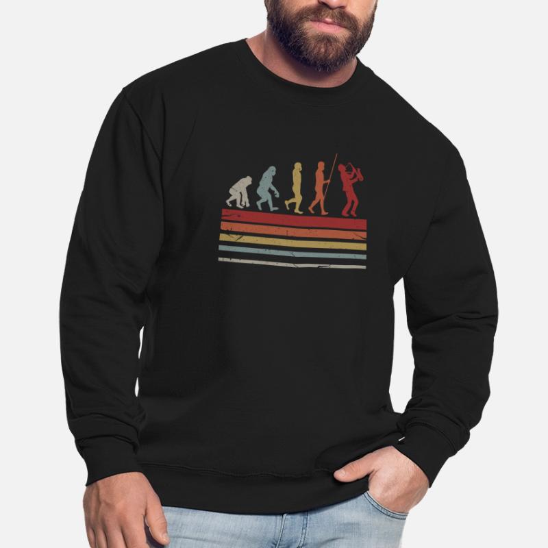 Evolution du saxophone Sweat-shirt Unisexe