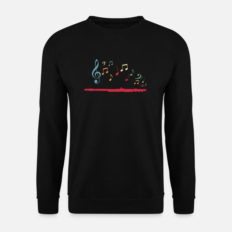 Flute Flute Flutes Orchestra Music Gift - Unisex Sweatshirt - black