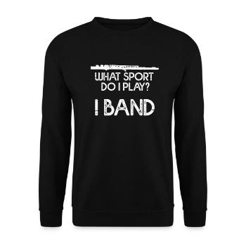 Flûte Flûte Flûtes Flûtes Orchestre Musique Cadeau - Sweat-shirt Unisexe - noir - Devant - Alina (178cm) & Michal (187cm)