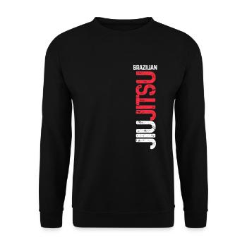 Cadeau d'arts martiaux Jiujitsu Jiu Jitsu brésilien - Sweat-shirt Unisexe - noir - Devant - Alina (178cm) & Michal (187cm)