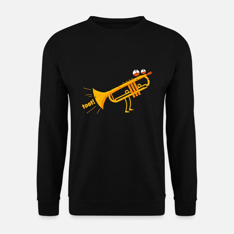 Trompete - Unisex Pullover - Schwarz