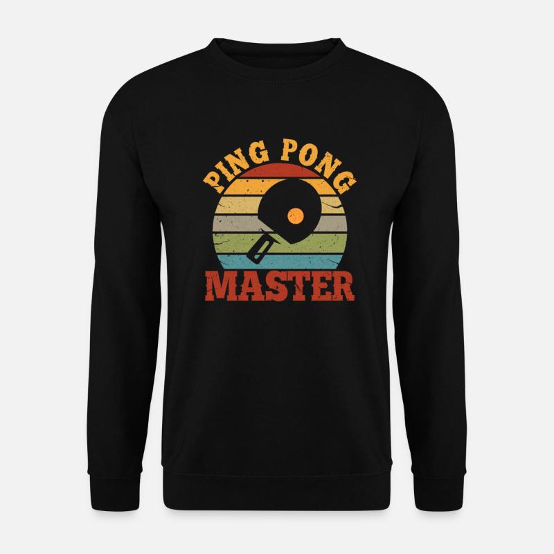 Pingpong - Unisex Pullover - Schwarz