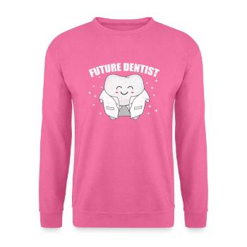 Dentiste Fils Future Dent Dents Dentiste Cadeau - Sweat-shirt Unisexe - rose - Devant