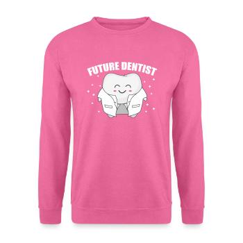 dentiste - Sweat-shirt Unisexe - rose - Devant