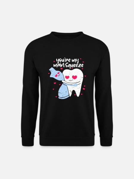 Dentiste Dentiste Dentiste Dents Cadeau Dentiste - Sweat-shirt Unisexe - noir