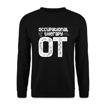 Occupational Therapist Therapy Therapist Occupational Therapy - Unisex Sweatshirt - black - Front - Alina (178cm) & Michal (187cm)