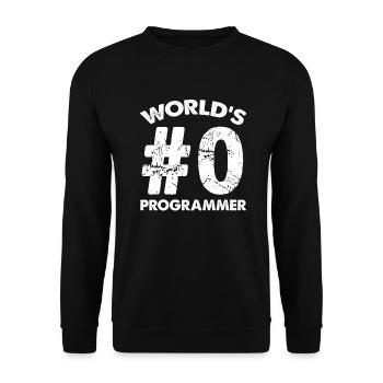 Software developer programmer software - Unisex Sweatshirt - black - Front - Alina (178cm) & Michal (187cm)