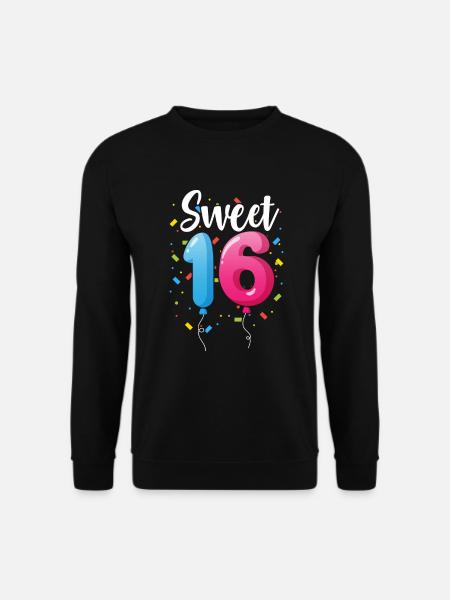 16 th Birthday - Unisex Sweatshirt - black