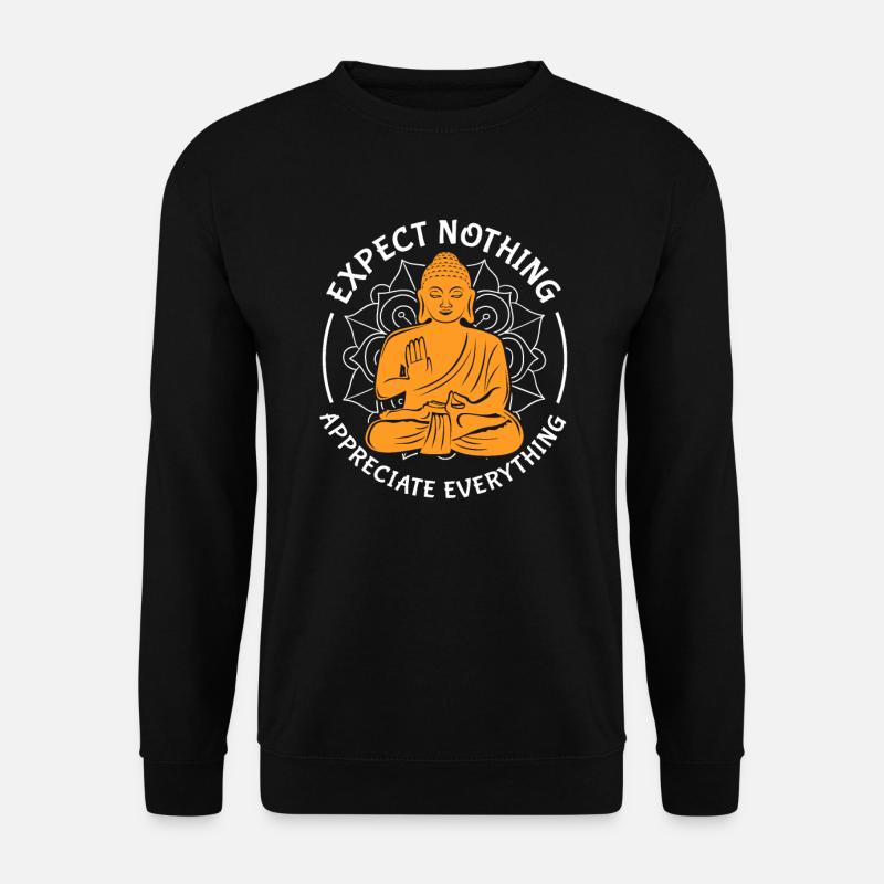 Buddha - Unisex Sweatshirt - black