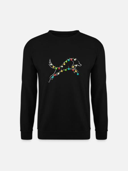 Wolf Christmas Christmas Wolves Wolfpack - Unisex Sweatshirt - black