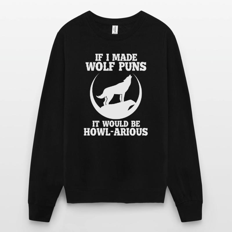 Wolf Heulen Wolfpack Wölfe Werwolf Wild Geschenk Unisex Pullover