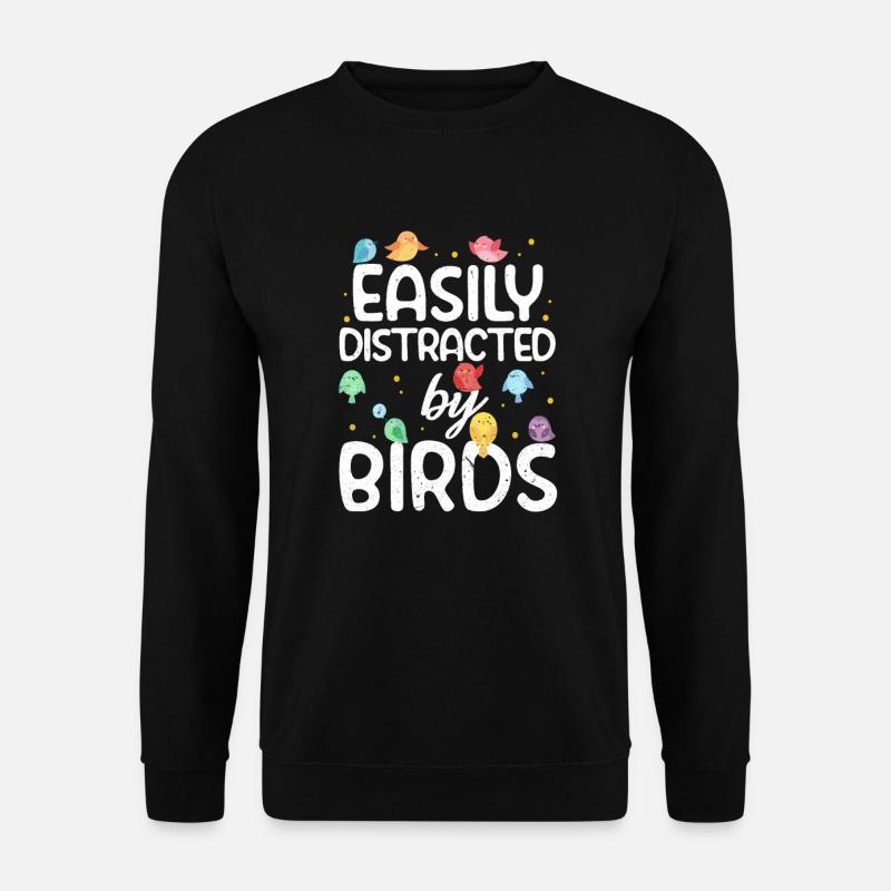 birds - Unisex Sweatshirt - black
