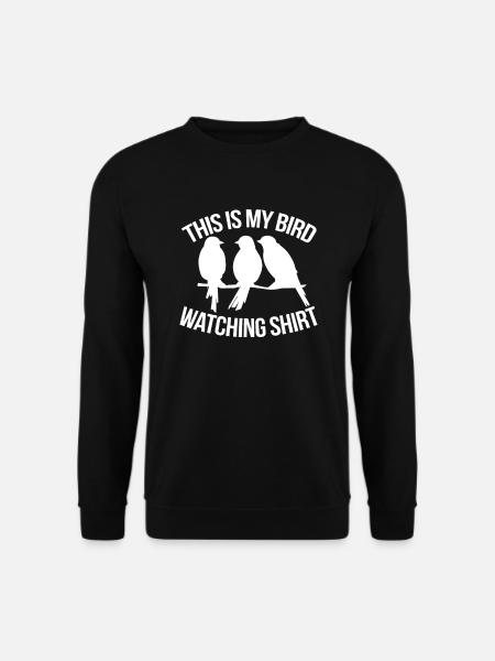 Vogelbeobachtung Vogelbeobachter Vogel Vögel - Unisex Pullover - Schwarz