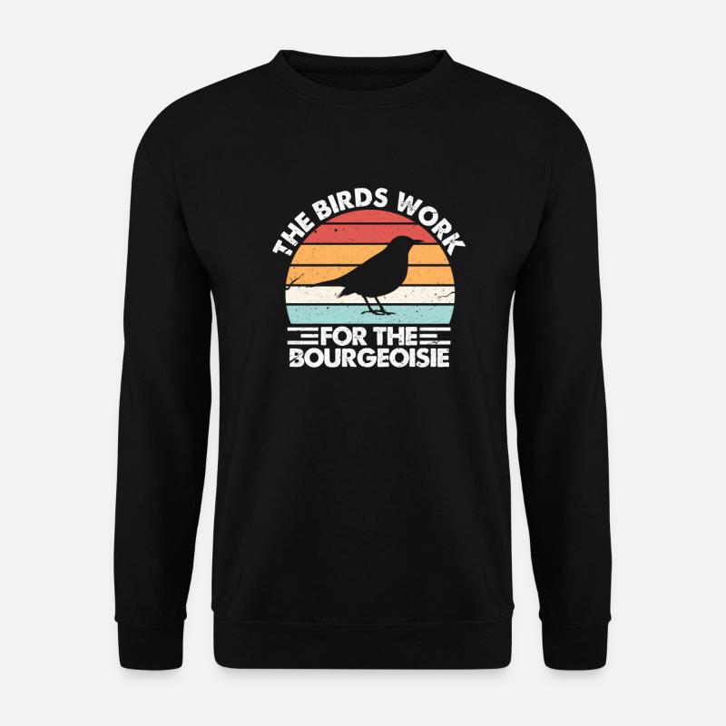 Bird Conspiracy - Unisex Sweatshirt - black