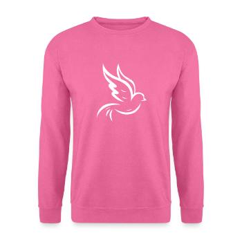 Colombe de la paix - Sweat-shirt Unisexe - rose - Devant