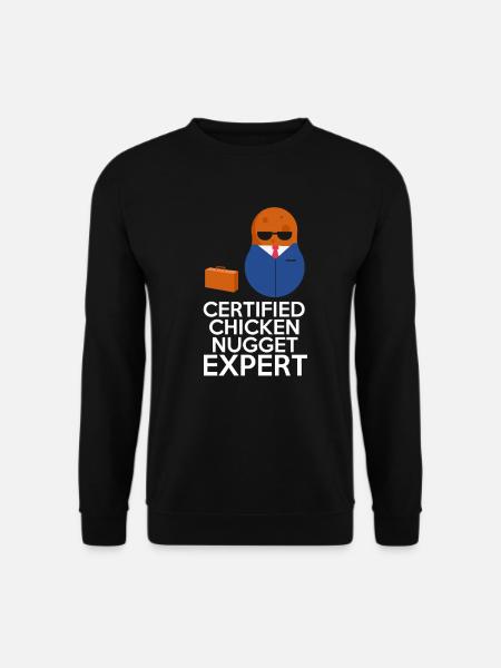 Chicken Nuggets Nugget Fast Food Essen Geschenk - Unisex Pullover - Schwarz