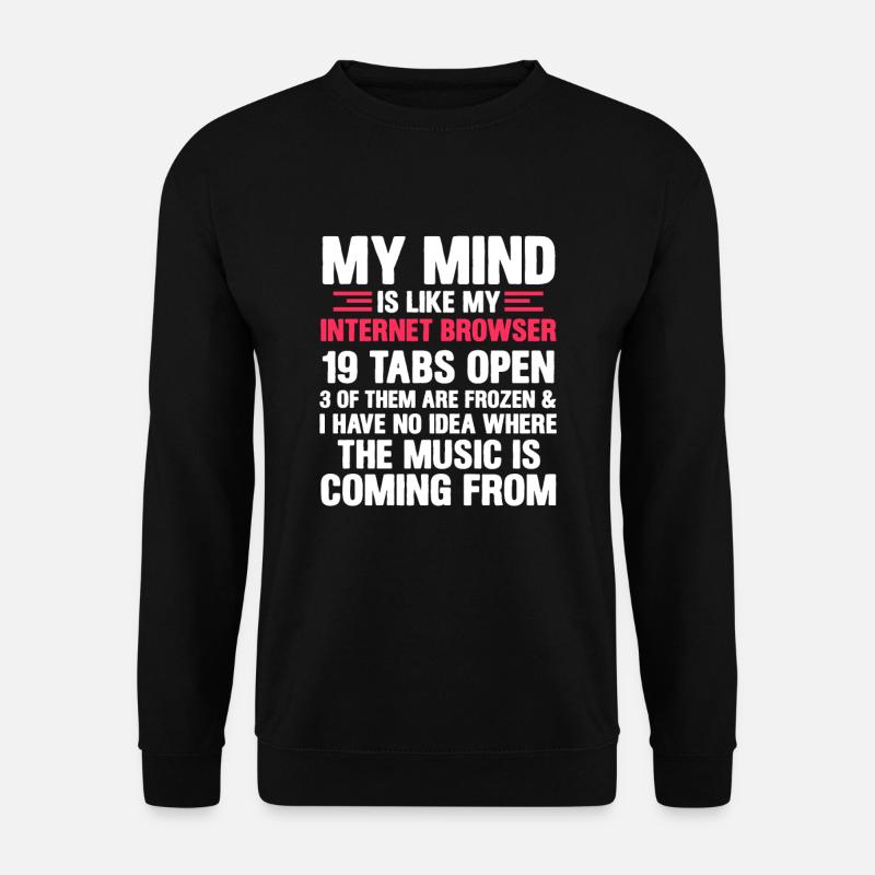 Internet - Sweat-shirt Unisexe - noir