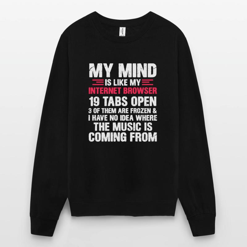 Internet thought programmer nerd gift Unisex Sweatshirt