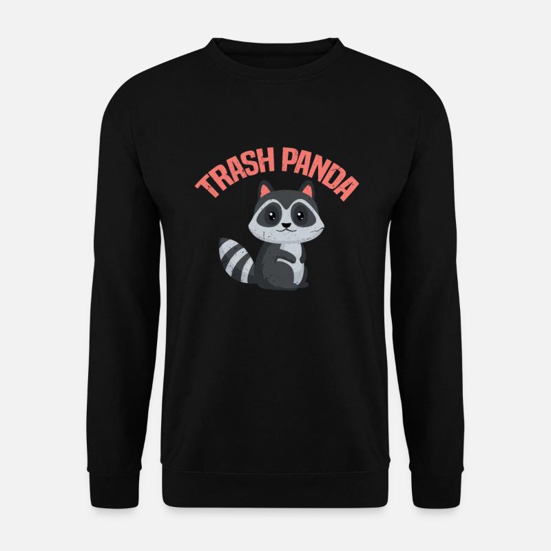 racoon - Unisex Sweatshirt - black
