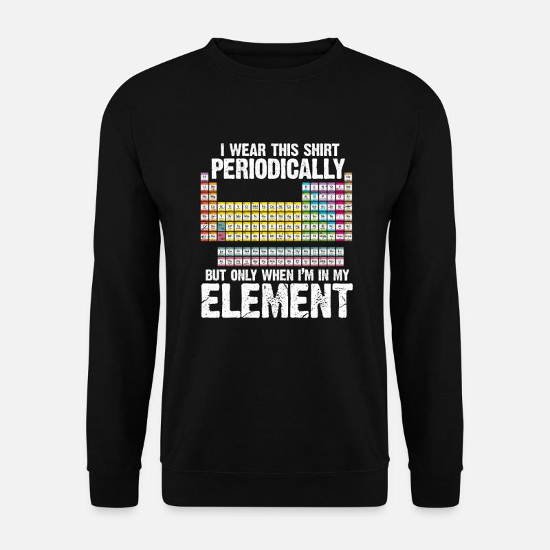 Periodensystem - Unisex Pullover - Schwarz